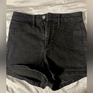 Black Hi-Rise Short
